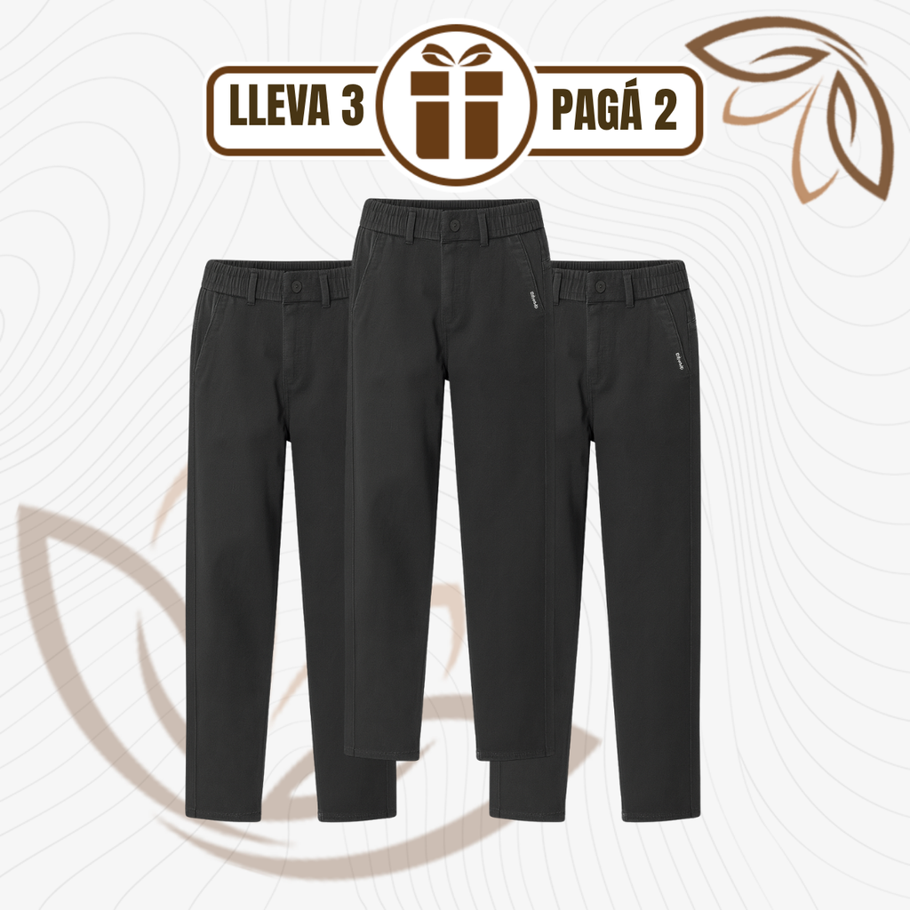 [Leve 3 e Pague 2] Calça Feminina Vitória Ajustável em Algodão e Elastano | Ajuste Perfeito ao Seu Corpo
