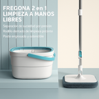 [Llevá 2 Pagá 1] Mop Inteligente 360° con Balde y Sistema de Limpieza Smart