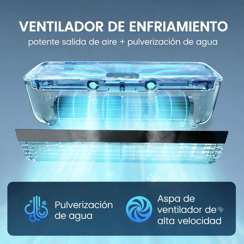 [Llevá 2 Pagá 1] Mini Aire Acondicionado Portátil (Llega hasta 16 °C) ¡Sin necesidad de instalación!