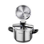 [Llevá 2 Pagá 1] Olla a Presión Supor de 3 Capas de Acero Inoxidable con Manijas de Goma | Seguridad Total para tu Cocina + Kit de Utensilios de Cocina