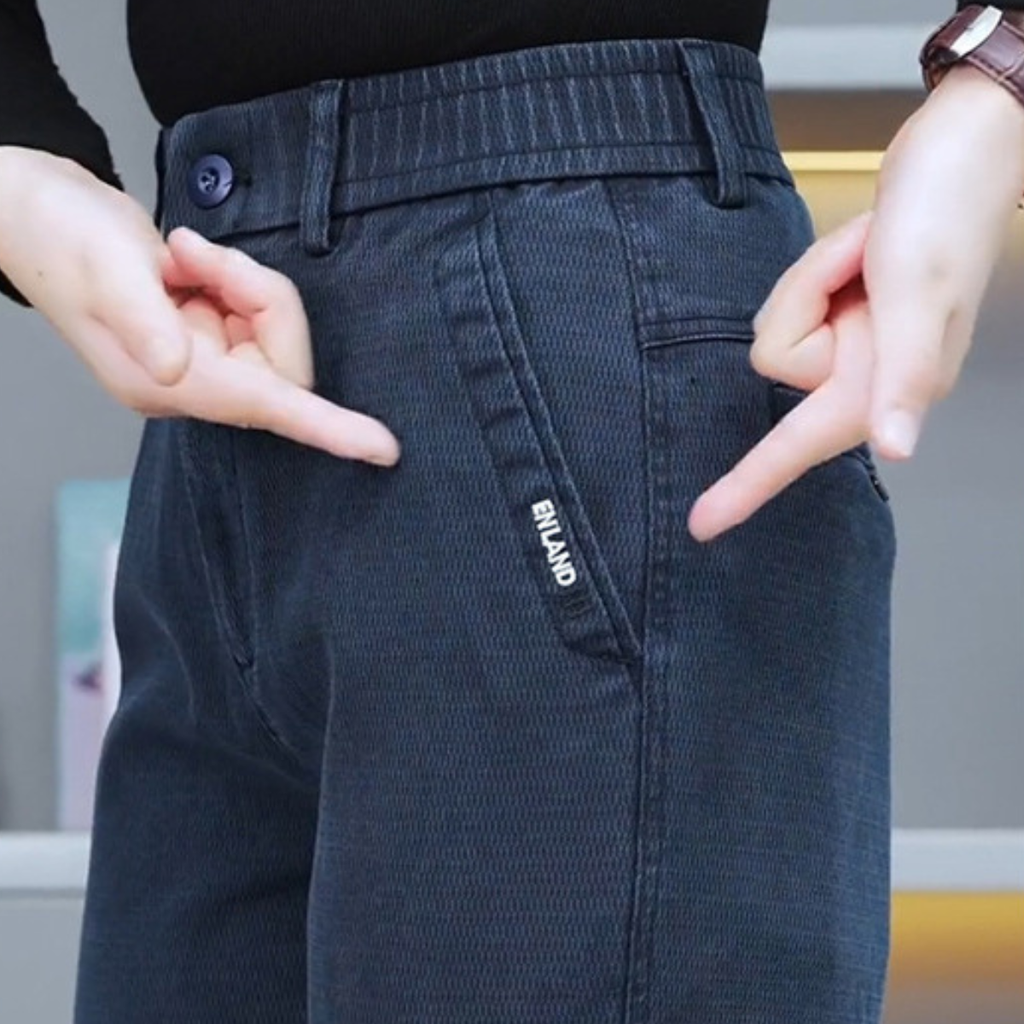 [Leve 3 e Pague 2] Calça Feminina Vitória Ajustável em Algodão e Elastano | Ajuste Perfeito ao Seu Corpo