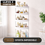 [Llevá 2 Pagá 1] Soporte Organizador para Baño de 5 Niveles en Acero Inoxidable (¡Organización Completa!)