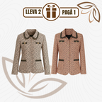 [Leve 2 e Pague 1] Blazer Feminino Isabella em Tweed Premium | Elegância Atemporal e Acabamento Sofisticado