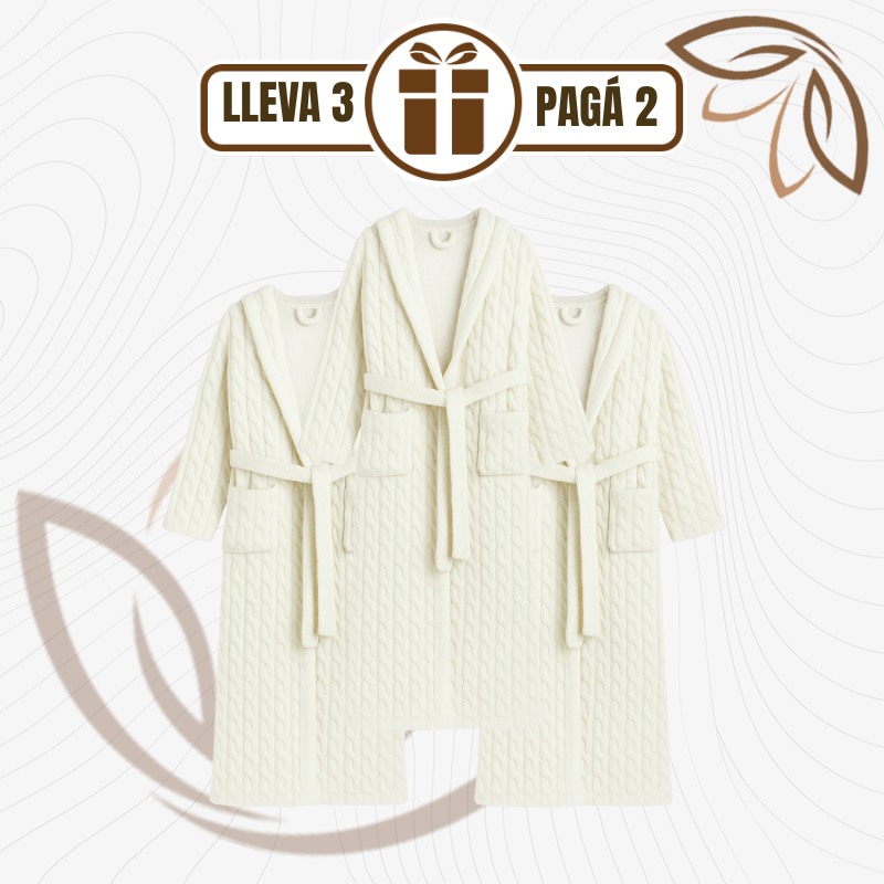 [Leve 3 e Pague 2] Roupão Feminino Aveludado Velvet 100% Algodão | Conforto e Elegância para o Inverno