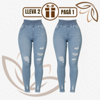 [Leve 2 e Pague 1] Calça Jeans Feminina Modeladora | Modela Suas Curvas com Conforto