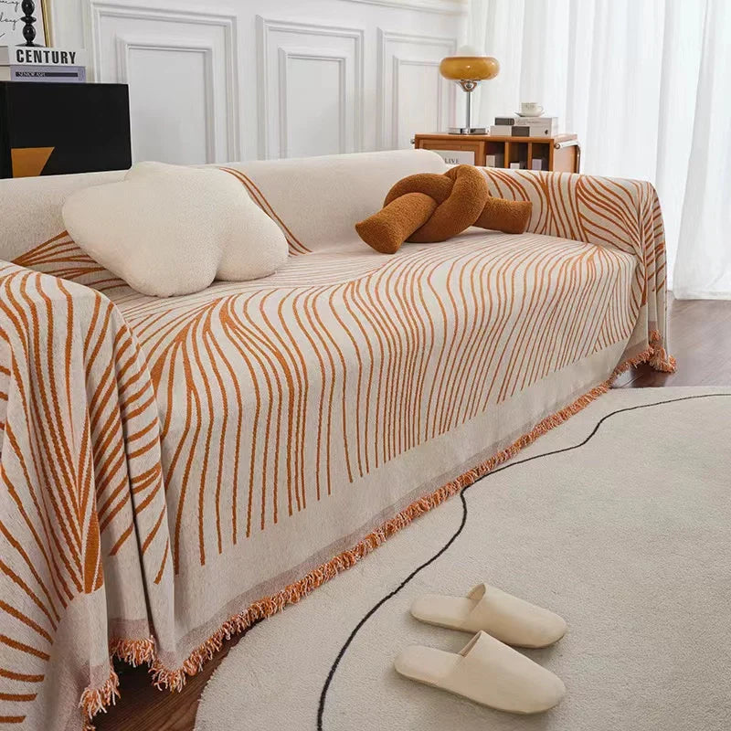 [¡Llevá 2 Pagá 1!] Funda para Sofá Clara(Calidad y Comodidad para tu Hogar) + 2 REGALOS: 2 Fundas para Almohadones